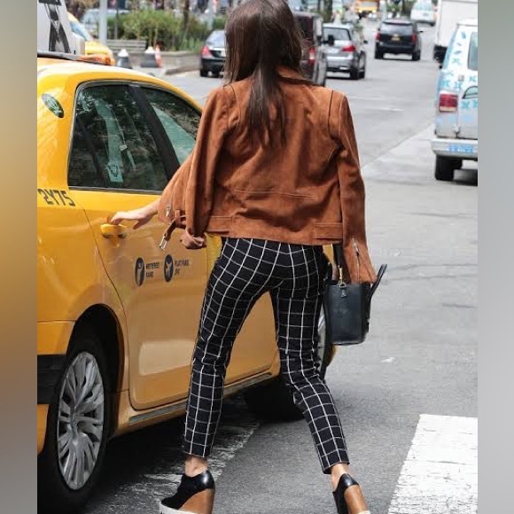 Vero moda Cotton checked pants / checker trousers - Picture 7 of 11